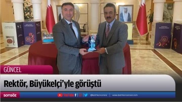 Rekt&ouml;r, B&uuml;y&uuml;kel&ccedil;i&rsquo;yle g&ouml;r&uuml;şt&uuml;