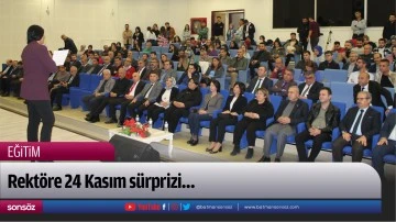 Rekt&ouml;re 24 Kasım s&uuml;rprizi&hellip;