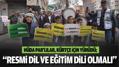 &ldquo;Resmi dil ve eğitim dili olmalı&rdquo;