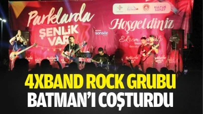 Rock Grubu, Batman&rsquo;ı coşturdu