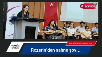 Rozerin&rsquo;den sahne şov&hellip;