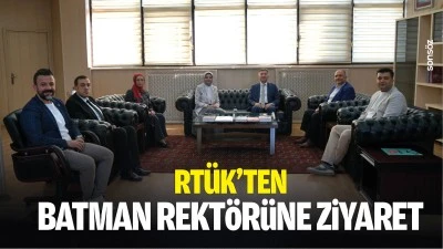 RT&Uuml;K&rsquo;ten Batman Rekt&ouml;r&uuml;ne ziyaret&hellip;