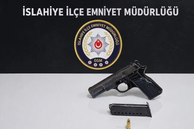 Ruhsatsız tabanca ele ge&ccedil;irilmesine ilişkin 1 ş&uuml;pheli yakalandı