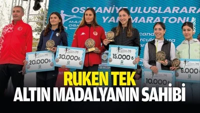 Ruken Tek altın madalyanın sahibi