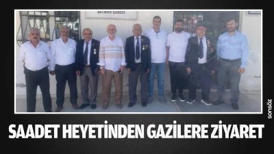 Saadet Heyetinden gazilere ziyaret