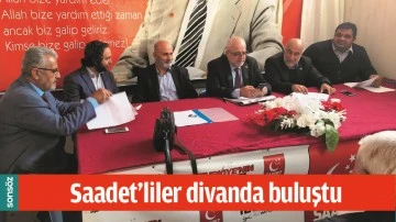 SAADET&rsquo;LİLER DİVANDA BULUŞTU