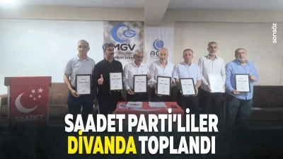 Saadet Parti&rsquo;liler divanda toplandı