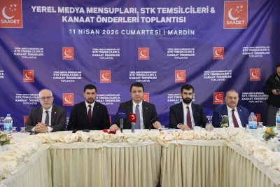 Saadet Partisi Genel Başkanı Arıkan, Mardin'de d&uuml;zenlenen toplantıya katıldı
