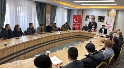 Saadet Partisi Grup Başkanvekili Kaya, Mardin'de toplantıya katıldı