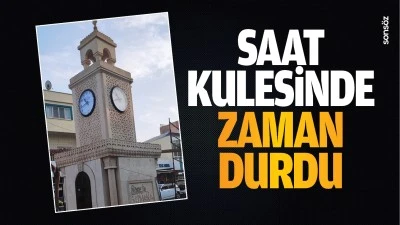 Saat Kulesinde zaman durdu