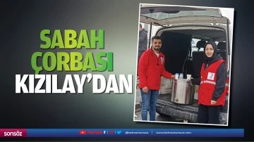 Sabah &ccedil;orbası Kızılay&rsquo;dan&hellip;
