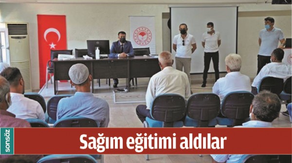 SAĞIM EĞİTİMİ ALDILAR