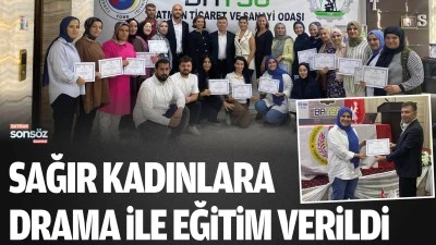 Sağır kadınlara drama ile eğitim verildi