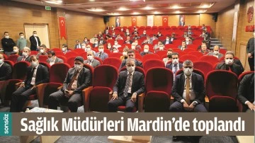 SAĞLIK MÜDÜRLERİ MARDİN'DE TOPLANDI