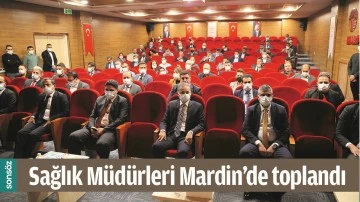 SAĞLIK M&Uuml;D&Uuml;RLERİ MARDİN'DE TOPLANDI