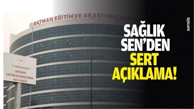 Sağlık Sen&rsquo;den sert a&ccedil;ıklama!