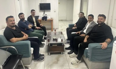 Sağlık Sen, emek&ccedil;ilerle bayramlaştı