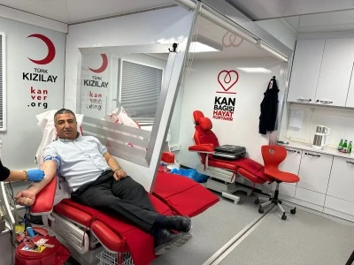 Sağlık-Sen Şırnak Şube Başkanı Anmal'dan kan bağışı &ccedil;ağrısı