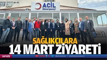 Sağlık&ccedil;ılara 14 Mart ziyareti&hellip;