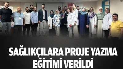 Sağlık&ccedil;ılara proje yazma eğitimi verildi
