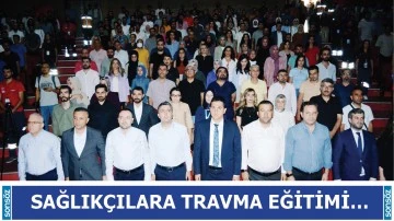 sağlık&ccedil;ılara travma eğitimi&hellip;