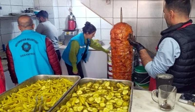 Sağlıksız &uuml;r&uuml;n imha edildi