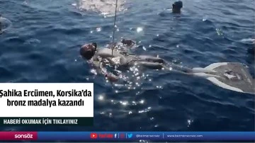 Şahika Erc&uuml;men, Korsika'da bronz madalya kazandı