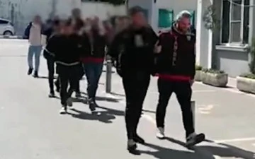 sahte dekont dolandırıcılığı operasyonunda 14 kişi yakalandı