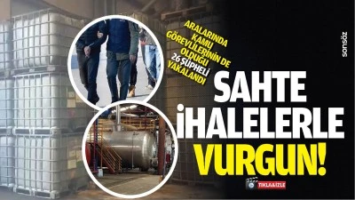 Sahte ihalelerle vurgun!