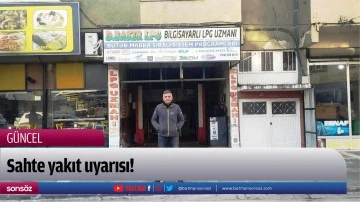 Sahte yakıt uyarısı!