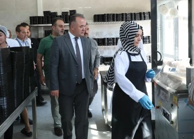 Sakin, aşevinde incelemelerde bulundu