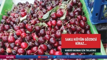 Saklı K&ouml;y&uuml;n g&ouml;zdesi kiraz&hellip;