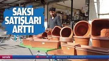 Saksı satışları arttı