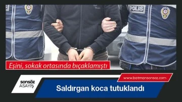 Saldırgan koca tutuklandı