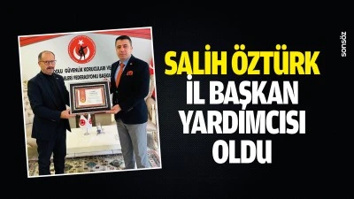 Salih &Ouml;zt&uuml;rk, il başkan yardımcısı oldu