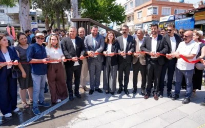 Samandağ'da dayanışmanın simgesi olan park hizmete a&ccedil;ıldı