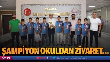 Şampiyon okuldan ziyaret&hellip;