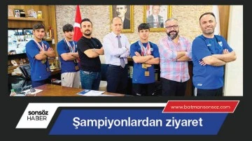 Şampiyonlardan ziyaret