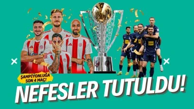Şampiyonluğa son 4 ma&ccedil;!