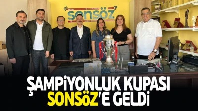 Şampiyonluk kupası Sons&ouml;z&rsquo;e geldi