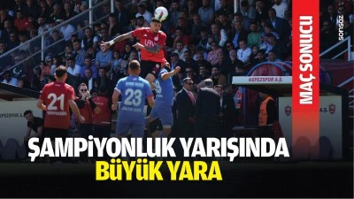 Şampiyonluk yarışında b&uuml;y&uuml;k yara