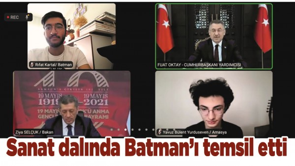 SANAT DALINDA BATMAN&rsquo;I TEMSİL ETTİ