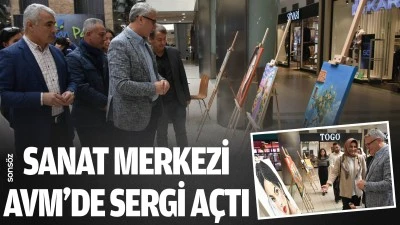 Sanat Merkezi, AVM&rsquo;de sergi a&ccedil;tı