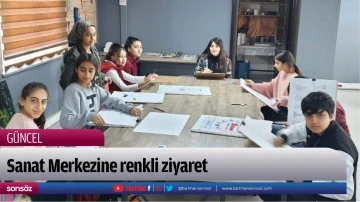 Sanat Merkezine renkli ziyaret