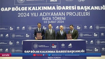 Sanayi ve Teknoloji Bakanı Kacır, GAP 2024 Yılı Projeleri İmza Töreni’ne katıldı