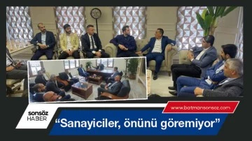 &ldquo;Sanayiciler, &ouml;n&uuml;n&uuml; g&ouml;remiyor&rdquo;