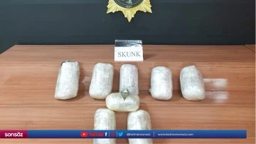 Şanlıurfa'da 9 kilo 350 gram skunk ele ge&ccedil;irildi