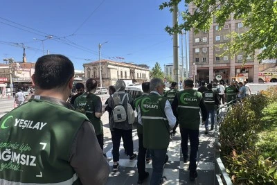 Şanlıurfa'da bağımlılığa dikkati &ccedil;ekmek i&ccedil;in bağımsızlık y&uuml;r&uuml;y&uuml;ş&uuml; yaptılar