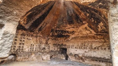 Şanlıurfa'da bulunan Roma d&ouml;nemine ait columbariumlar kayıt altına alınıyor