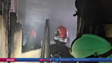 Şanlıurfa'da çıkan ev yangını hasara yol açtı